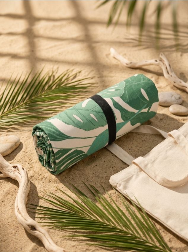 Sinsay - Pătură pentru picnic - verde-pal