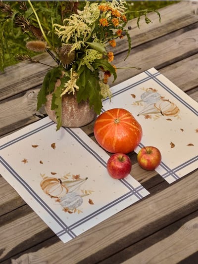 Tischsets mit Herbstmotiv 2 pack