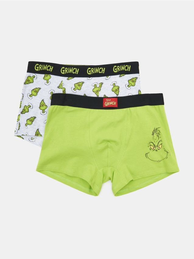 Sinsay - Set de 2 perechi de boxeri Grinch - multicolor
