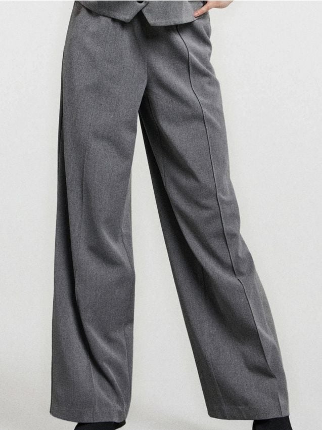 Sinsay - Široké nohavice - svetlošedá