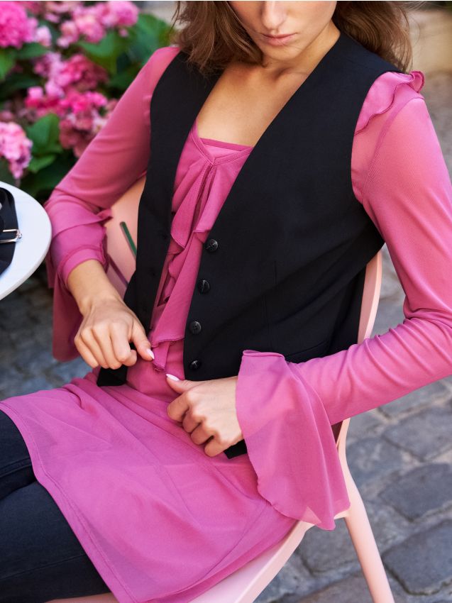 Sinsay - Kostýmová vesta - čierna