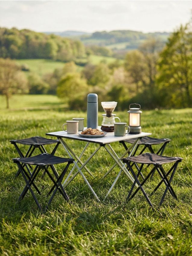 Sinsay - Scaun turistic pliabil - negru