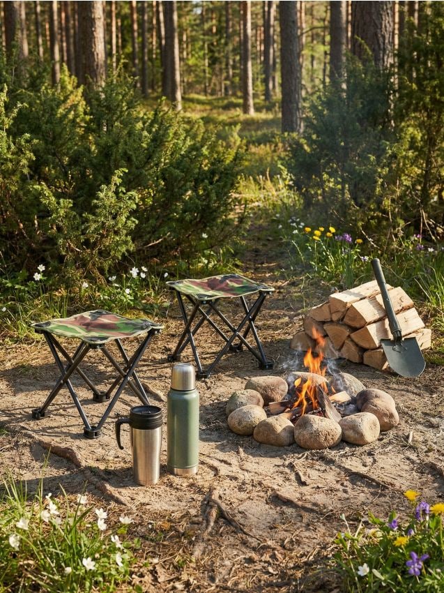 Sinsay - Scaun turistic pliabil - multicolor