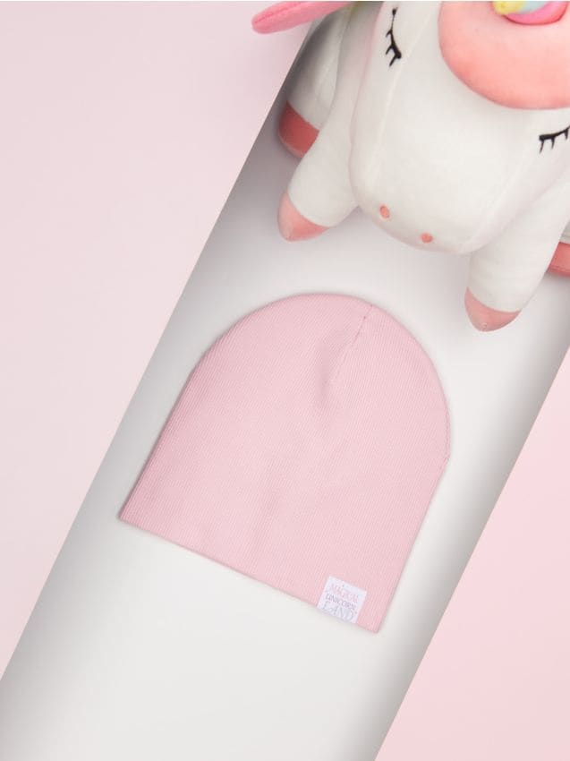 Sinsay - Čiapka beanie - pastelová ružová