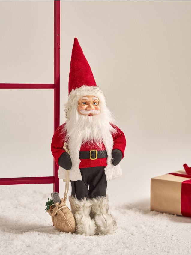Sinsay - Vianočná dekorácia v tvare svätého Mikuláša - červená