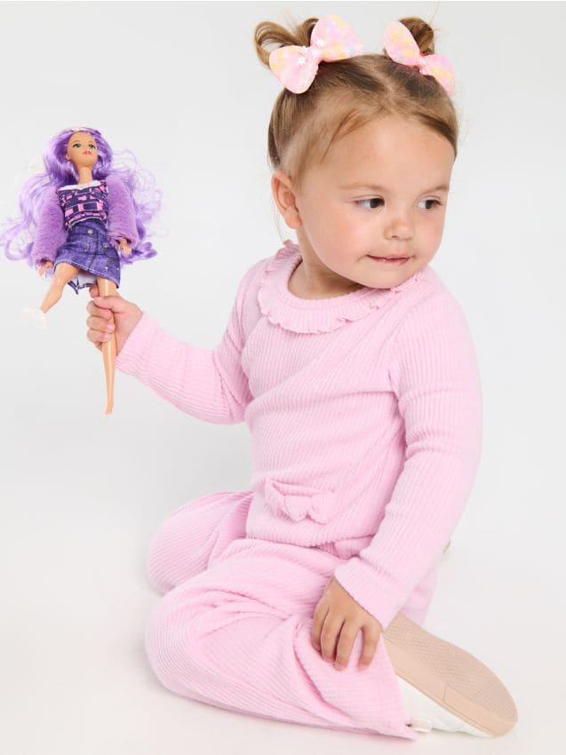 Sinsay - Bábika s doplnkami - fialová