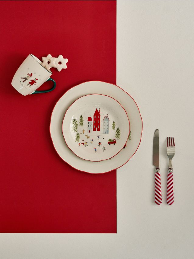 Sinsay - Súprava 2 tanierov - viacfarebná