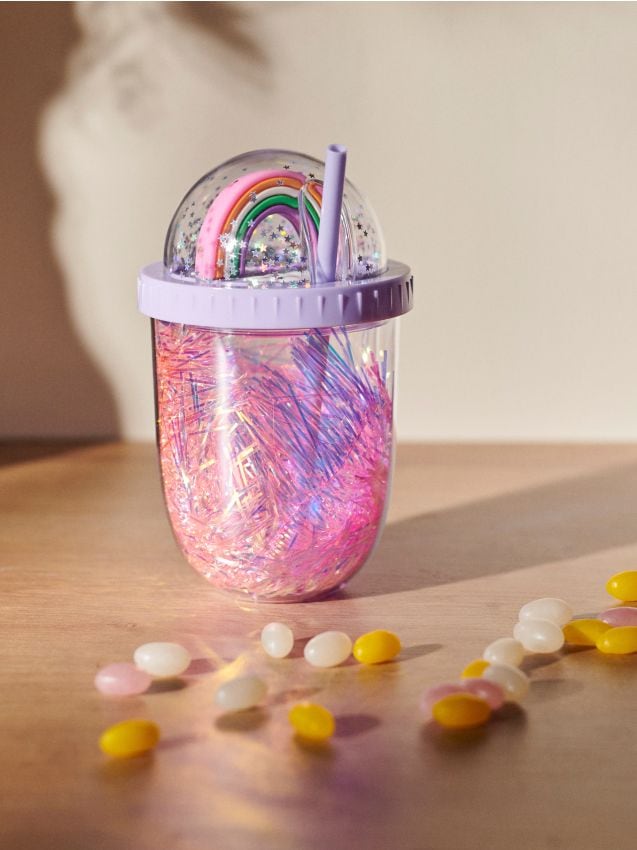 Sinsay - Pohár so slamkou - viacfarebná