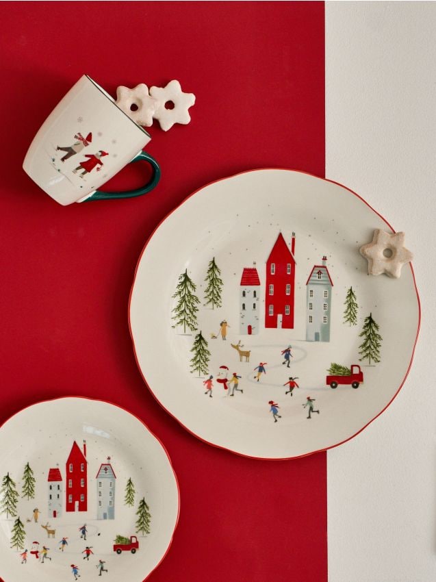 Sinsay - Súprava 2 tanierov - viacfarebná