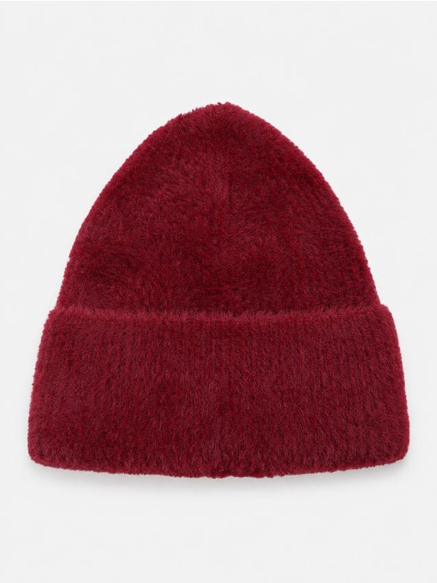 Sinsay - Căciulă din tricot striat - roșu