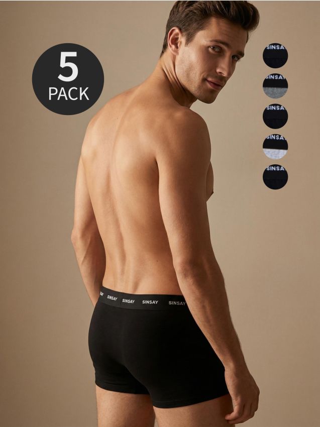 Sinsay - Boxeri din bumbac, set de 5 - multicolor