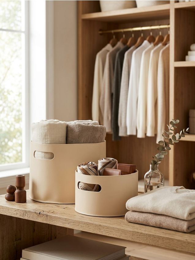 Sinsay - Set de 2 coșuri pentru depozitare - nude