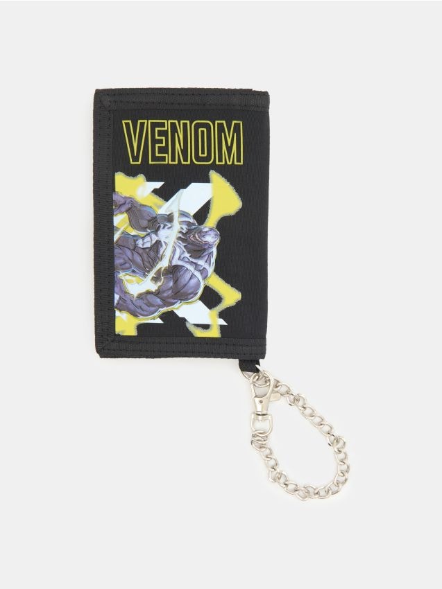 Sinsay - Portofel cu lanț de prindere Venom - negru