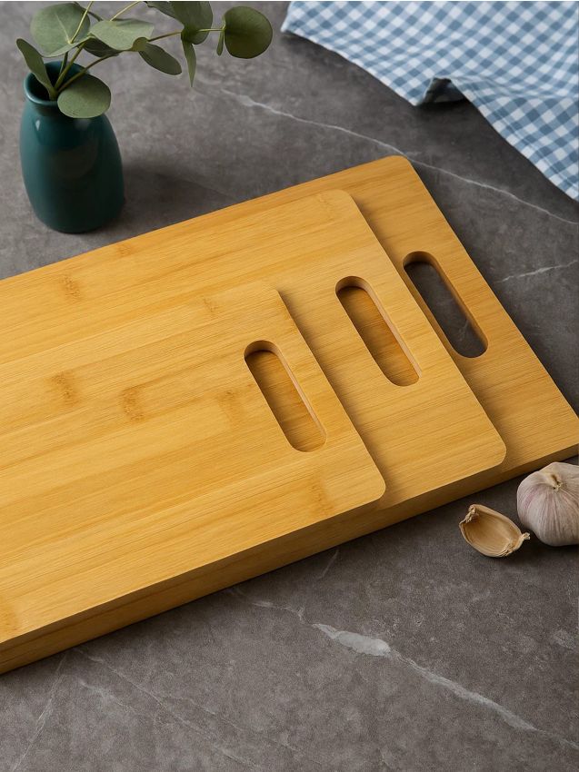 Sinsay - Súprava 3 dosiek na krájanie - béžová