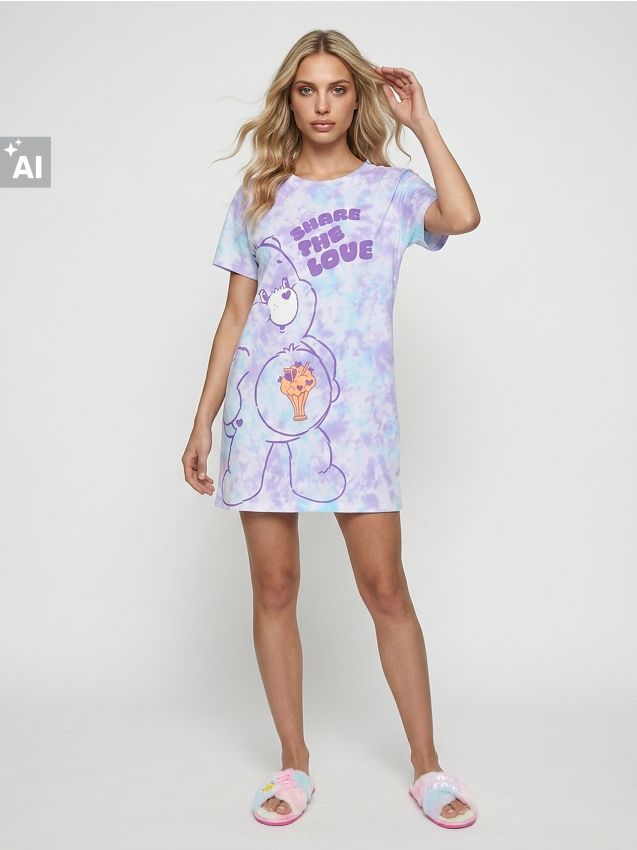 Sinsay - Papuci plușați Care Bears - multicolor