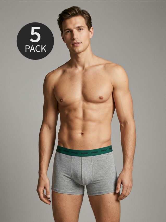 Sinsay - Boxerky Long – balení 5 kusů - multicolor