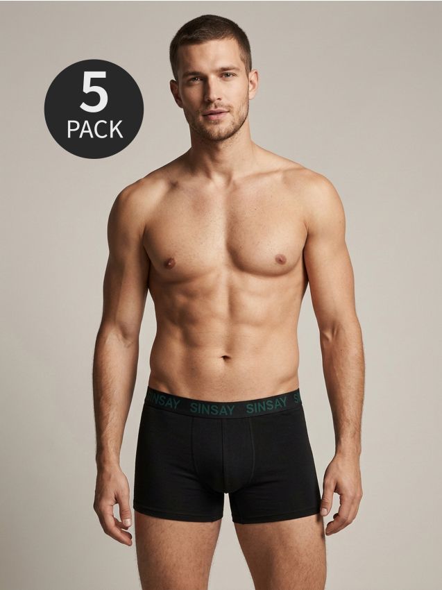 Sinsay - Boxerky Long – balení 5 kusů - multicolor