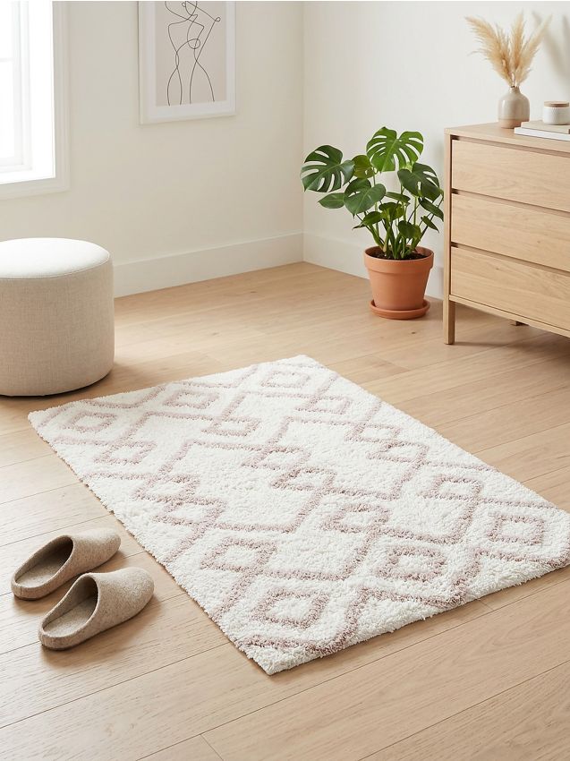 Sinsay - Covor cu model geometric - crem