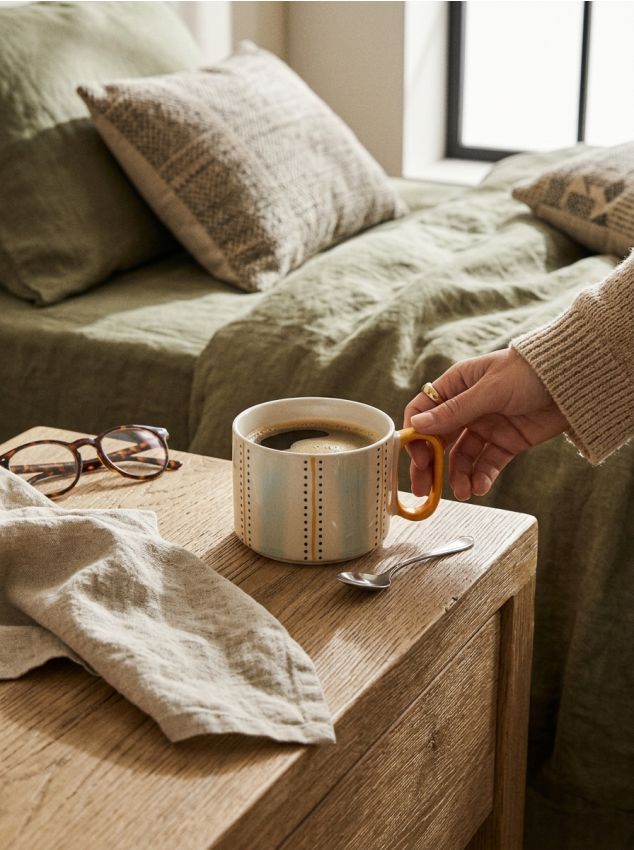 Sinsay - Cana cu inscriptie - oranj-mandarină