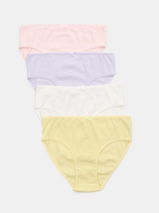 Sinsay - Chiloți tip bikini 4 pack - multicolor