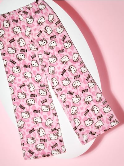 Флісові піжамні штани Hello Kitty