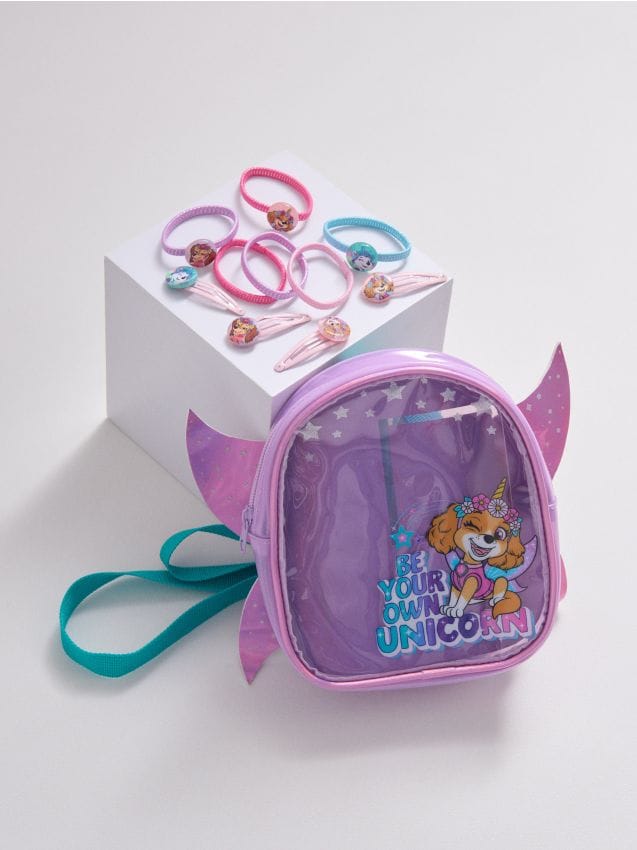 Sinsay - Bijuterii și accesorii de păr într-un rucsac PAW Patrol - multicolor