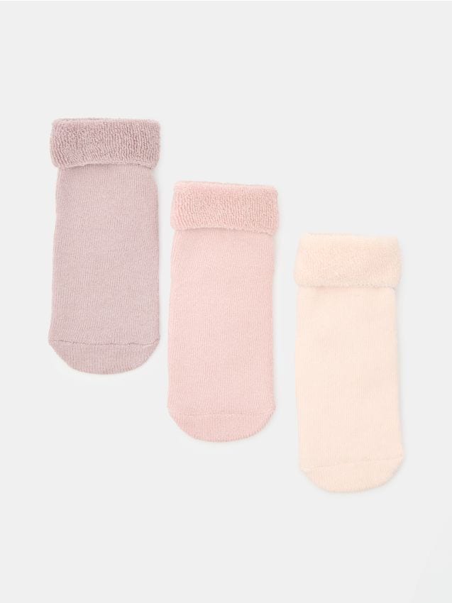 Sinsay - Set 3 perechi șosete cu bumbac - multicolor