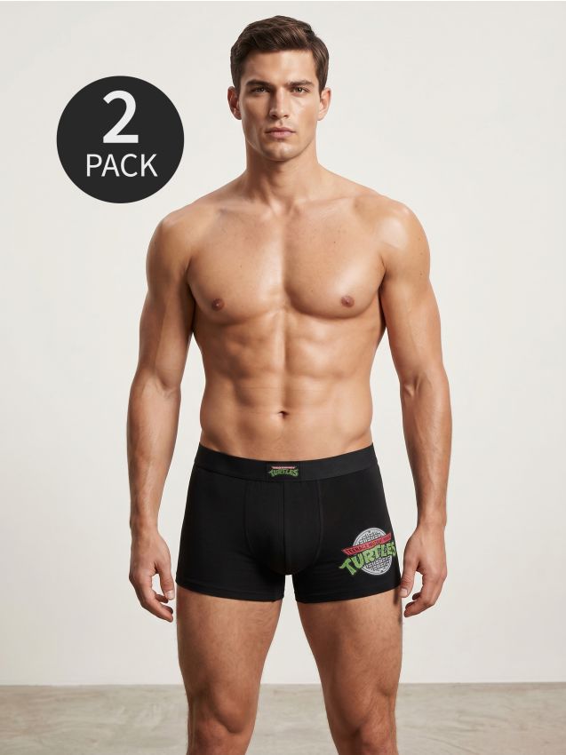 Sinsay - Set de 2 perechi de boxeri Teenage Mutant Ninja Turtles - multicolor