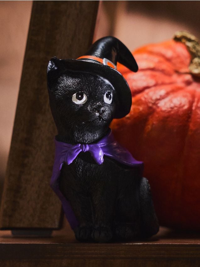 Sinsay - Decorațiune de picioare în formă de pisică de Halloween - negru