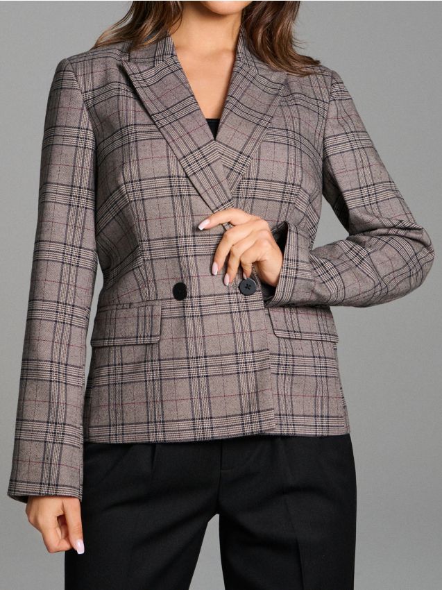 Sinsay - Sako v káro - viacfarebná