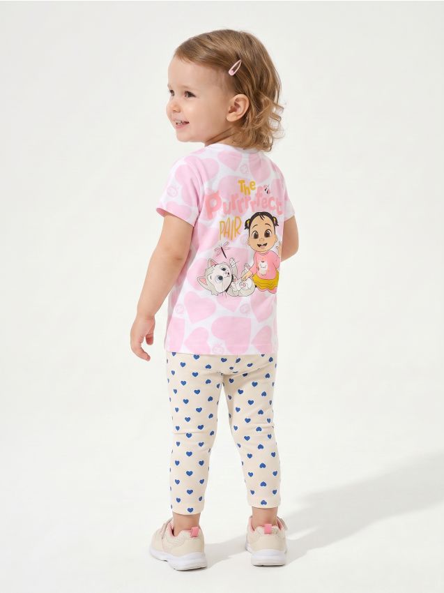Sinsay - Tricou din bumbac cu imprimeu Cocomelon - alb