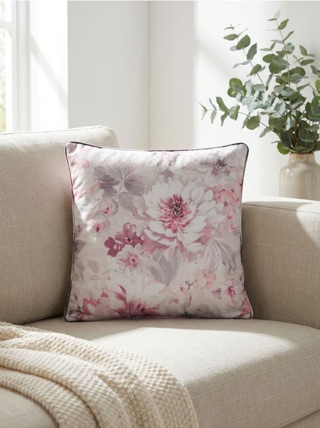 Sinsay - Față de pernă cu motiv floral - multicolor