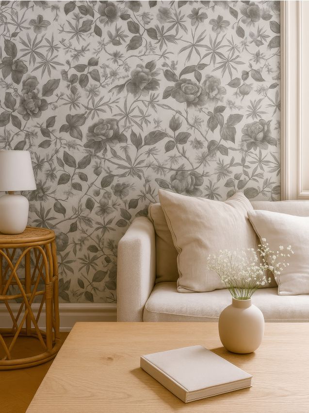 Sinsay - Samolepiaca tapeta - modrozelená