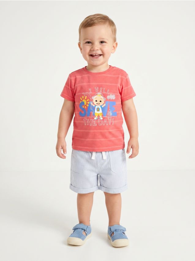 Sinsay - Tricou din bumbac cu imprimeu Cocomelon - roșu