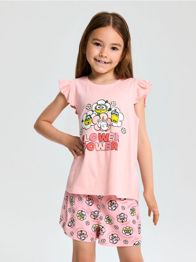 Pijama din două piese Minions - SINSAY