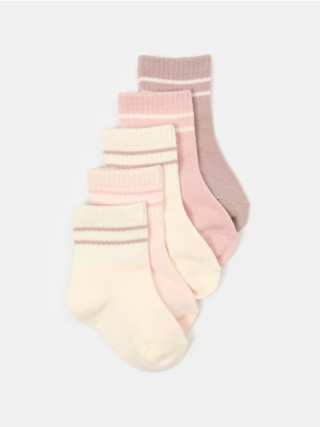 Sinsay - Set 5 perechi șosete cu bumbac - multicolor