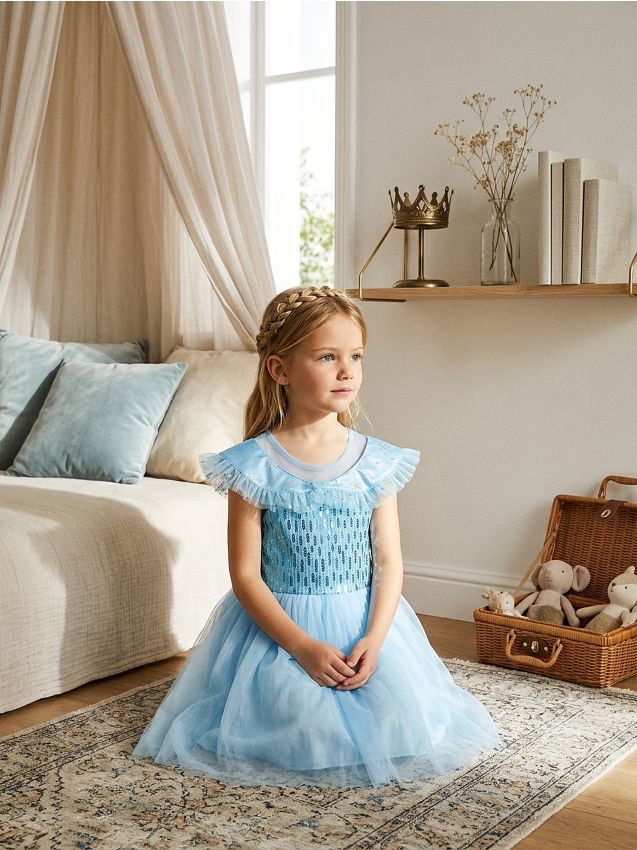 Sinsay - Costum de carnaval prințesă - light blue