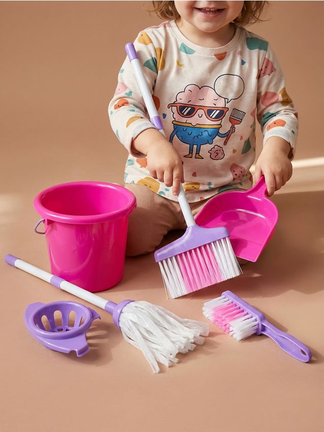 Sinsay - Set de jucării pentru curățenie 5 pack - roz-aprins
