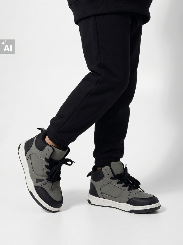 Sinsay - Ghete sport peste gleznă, cu șiret - multicolor