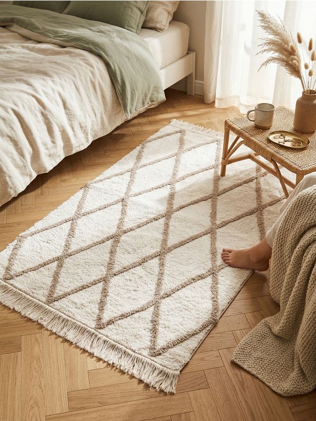 Sinsay - Covor cu model geometric - nude