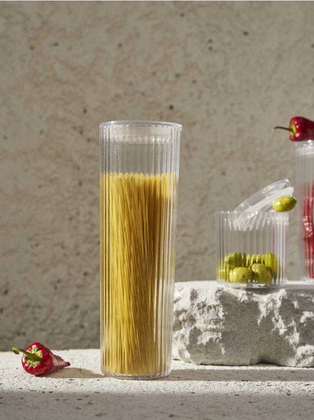 Sinsay - Nádoba na potraviny s vekom - svetlošedá