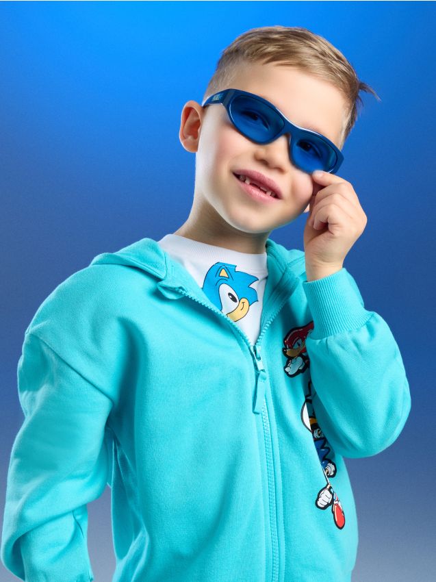 Sinsay - Ochelari de soare cu etui Sonic the Hedgehog - multicolor