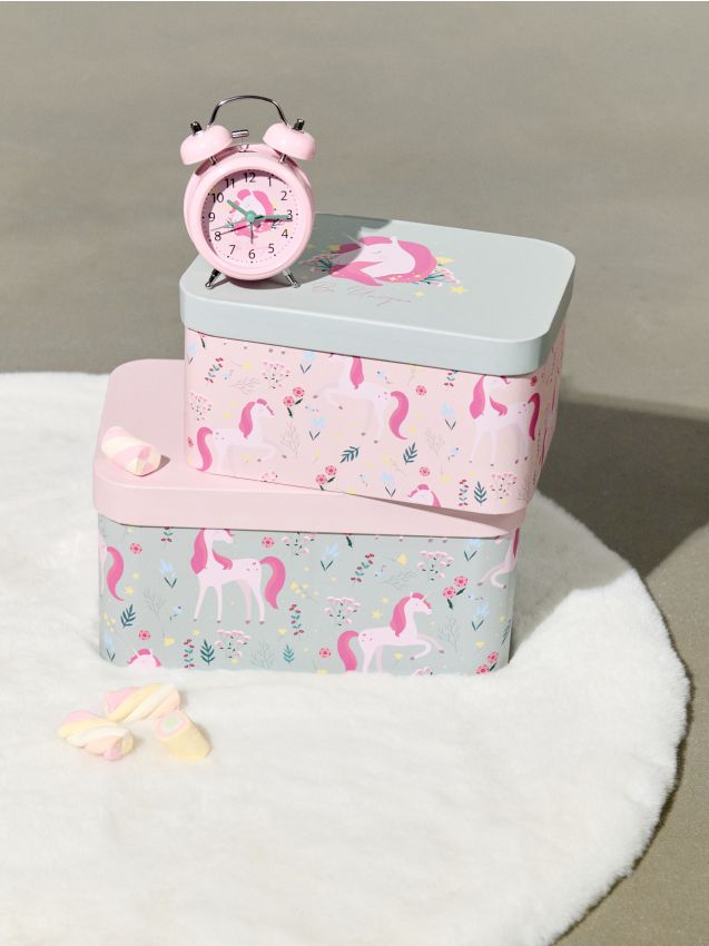 Sinsay - Cutie de depozitare cu motiv de unicorn - multicolor