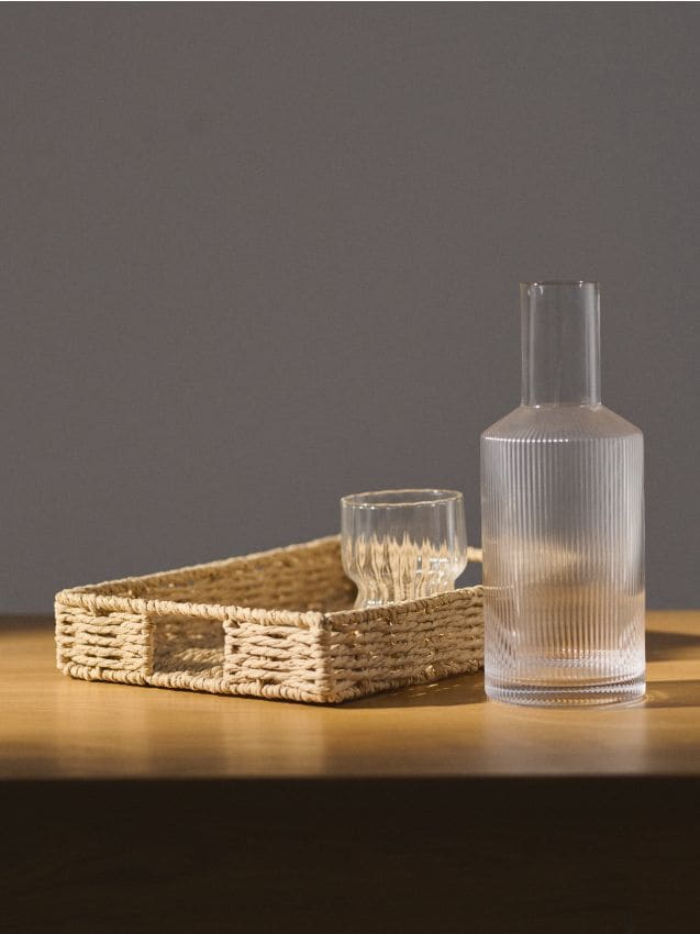 Sinsay - Tavă decorativă împletită - bej