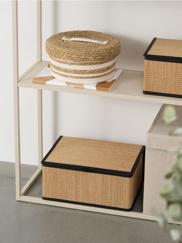 Sinsay - Úložná krabica s vekom - béžová