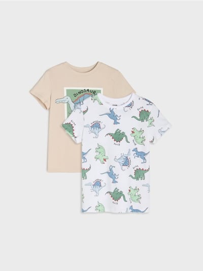 Majice z motivom dinozavrov, 2 pakiranja