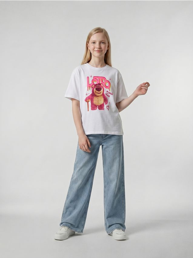 Sinsay - Tricou din bumbac cu imprimeu Toy Story - alb