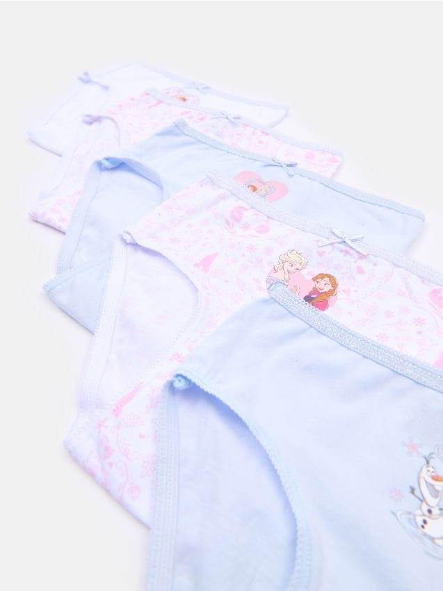 Sinsay - Bawełniane majtki 5 pack Frozen - biały