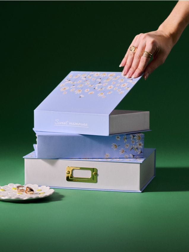 Sinsay - Cutie de depozitare cu flori - multicolor