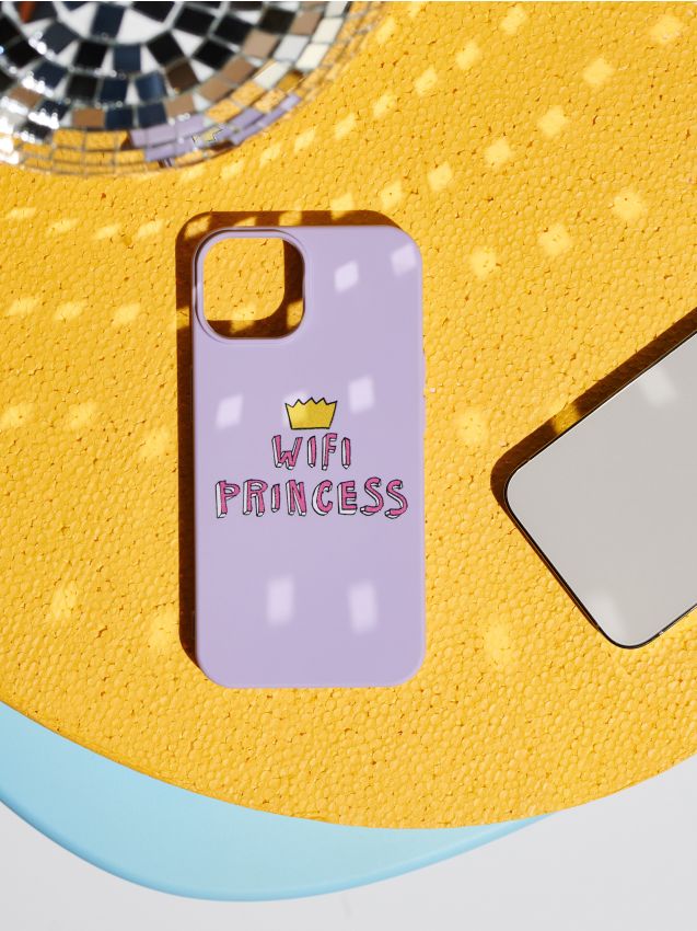 Sinsay - Husă de protecție pentru iPhone 12/12 Pro - lavand